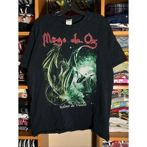 SOLD Vintage 90s Mago De Oz Double Sided Metal Band Tee